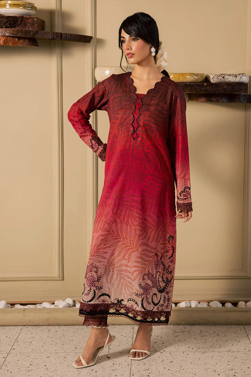 Nureh Ballerina 2 Pc Chikankari Lawn'26 - NU2-198