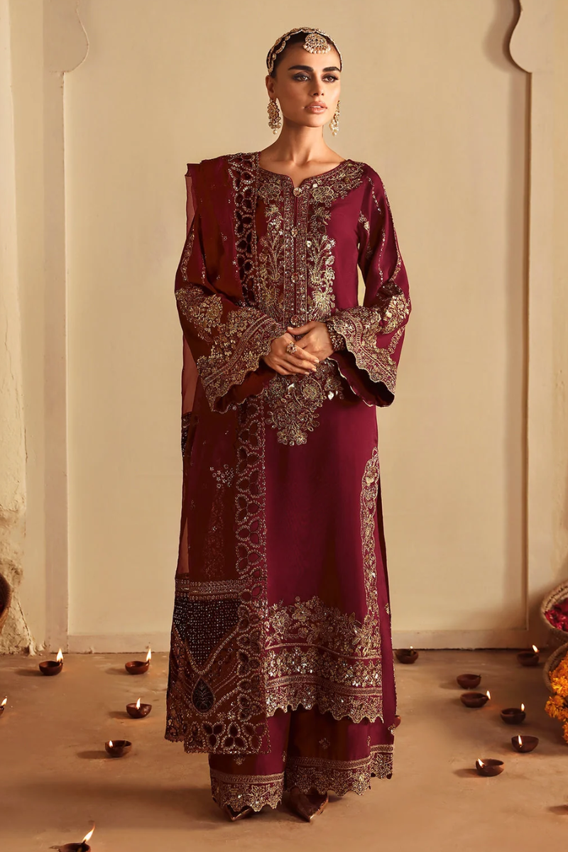 Shagna Premium Emb Raw Silk - S04