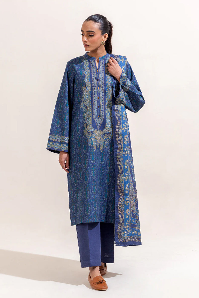 Beechtree Printed Khaddar - PARISIAN BLISS