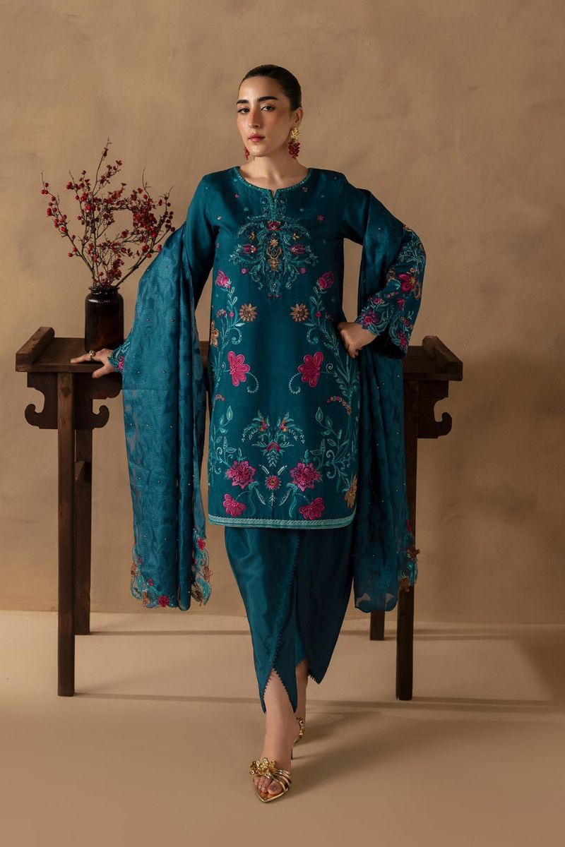 Rajbari Silah Premium Silk Edit'26 - 05 Teal