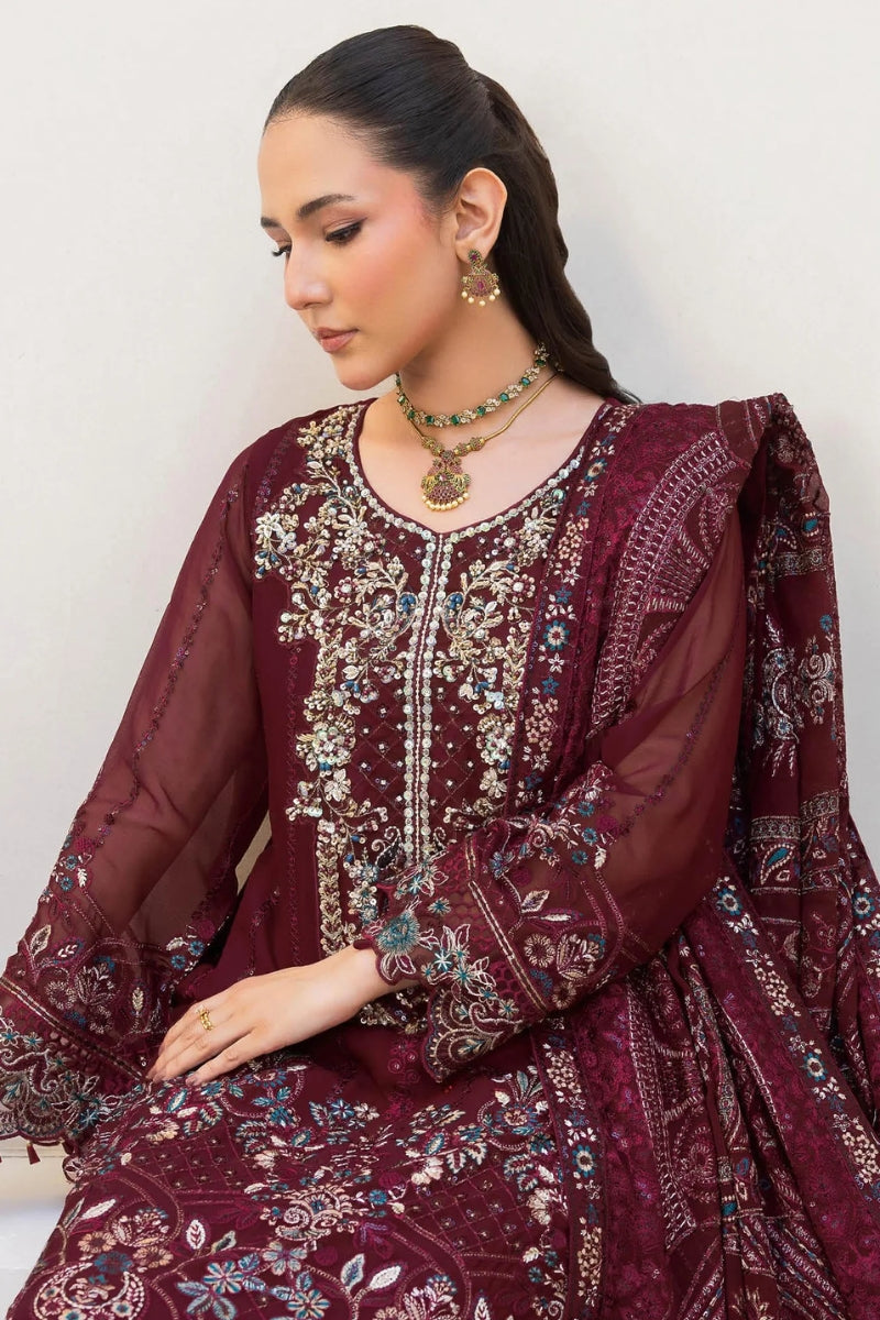 Dastan by Ramsha Formal'26 - T-503 Maroon