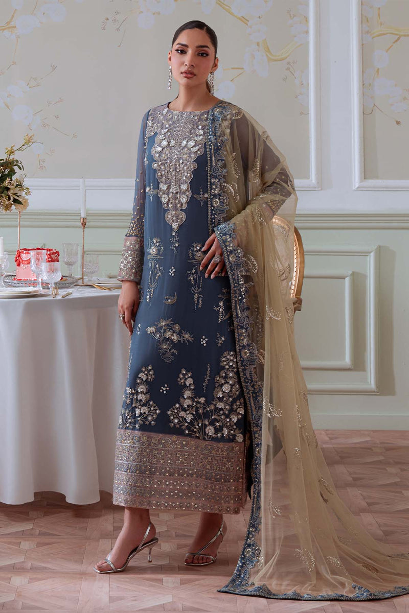 Nureh Elanora Embroidered Chiffon'25 - NEL-82