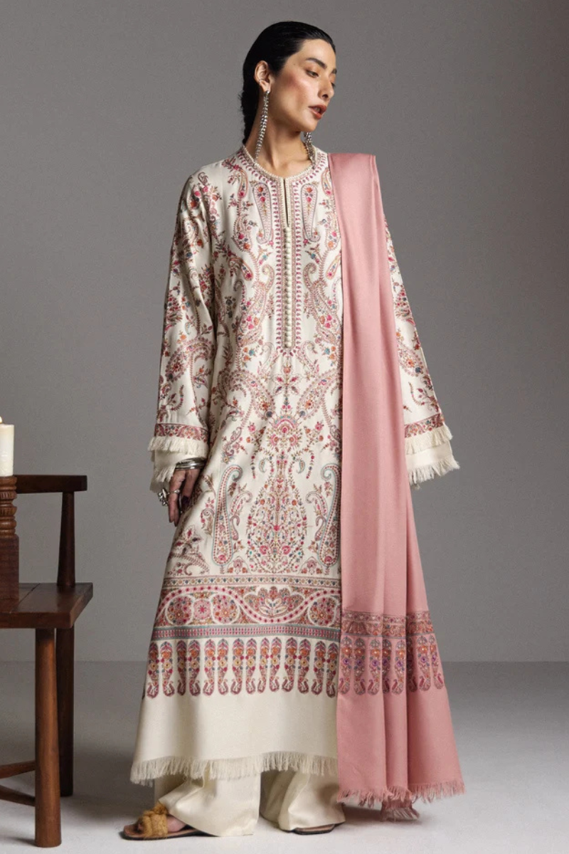 Zara Shahjahan Saraab Winter'26 - PASHM-D4