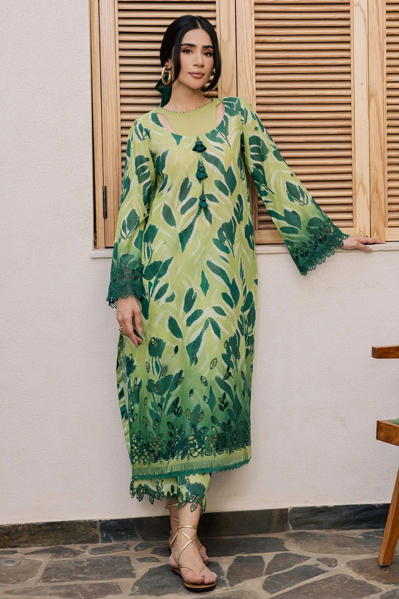 Nureh Ballerina 2 Pc Printed Chikankari Lawn'26 - NU2-205