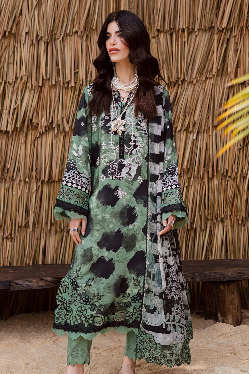 Nureh Gardenia Emb & Printed Viscose - NWG-86