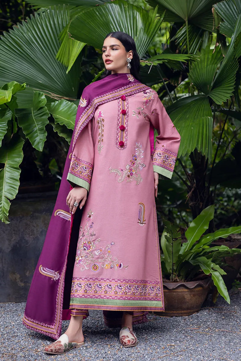 Mushq Hemline Symphony Karandi'25 D-09 Opal Gleam