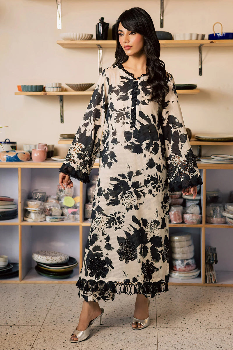 Nureh Ballerina 2 Pc Chikankari Lawn'26 - NU2-199