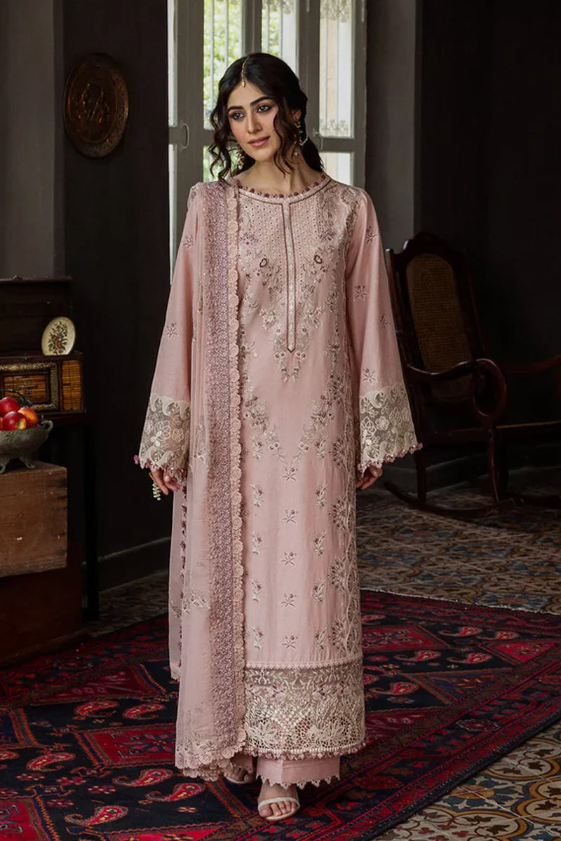 Kahf Karandi Emb Chiffon'25 - KKH-08 ROSABELLE