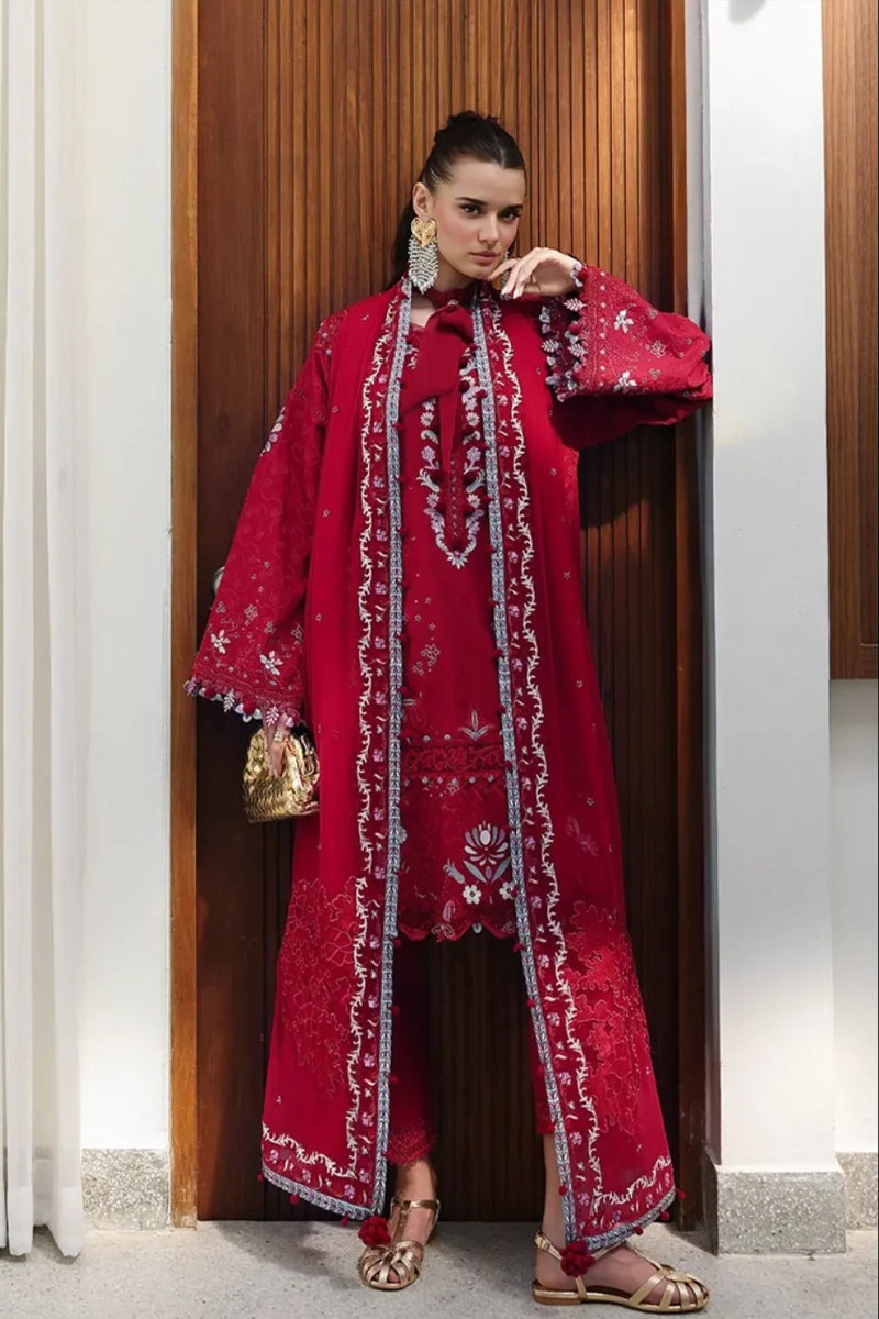 Qalamkar Chikankari Eid Edit'26 CM-03 RUBY