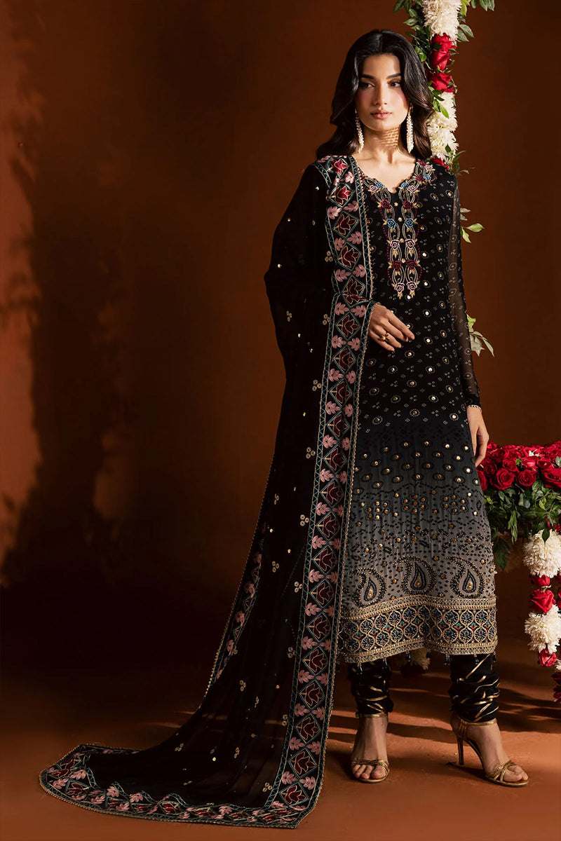 Nureh Mukeshkari Embroidered Chiffon'26 - MK-24