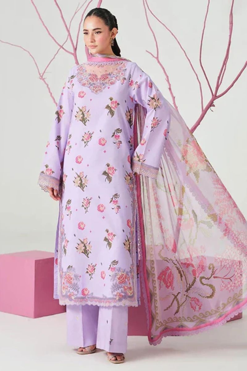 Ramsha Rangrez Luxury Lawn'26 - N-804