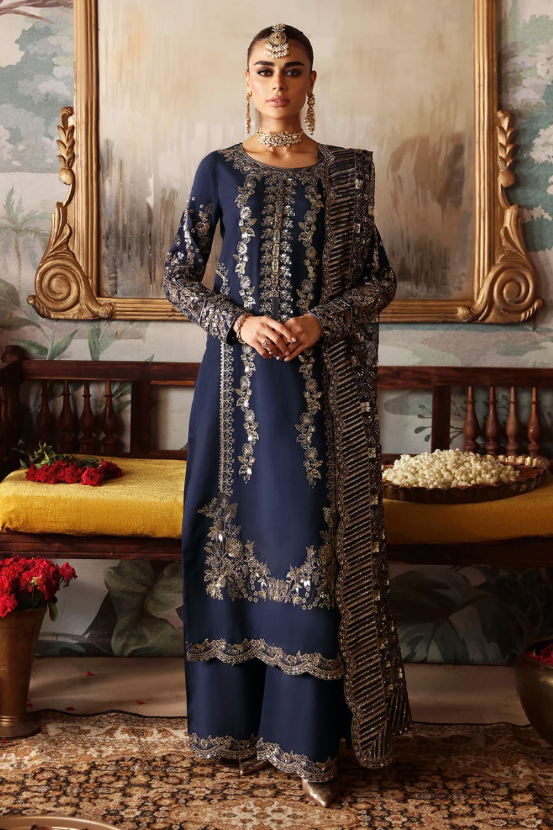 Shagna Premium Emb Raw Silk - S01
