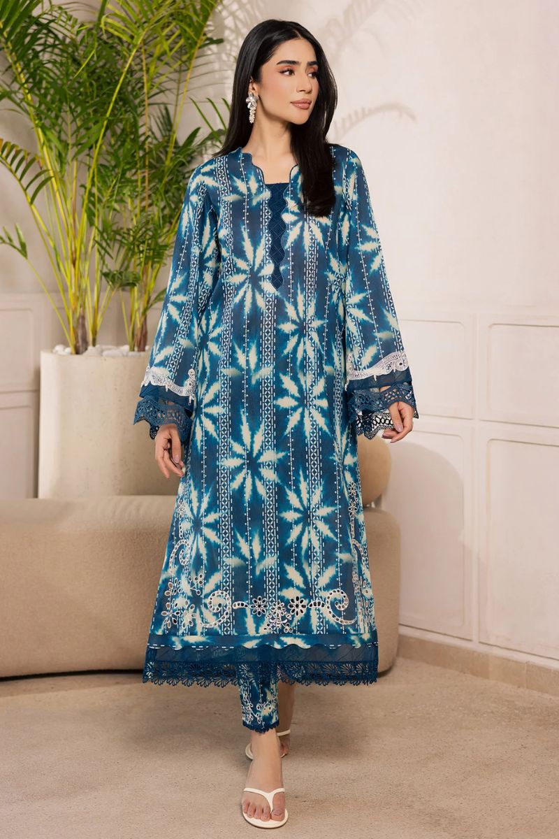 Nureh Ballerina 2 Pc Printed Chikankari Lawn'26 - NU2-207