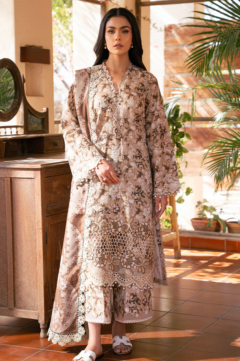 Bin Ilyas Hazel Printed Emb Lawn '25 - 2075 - B