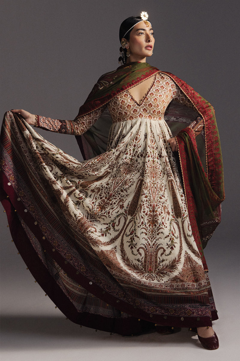 Zara Shahjahan Anarkali Lawn'26 - Shahkar-D3