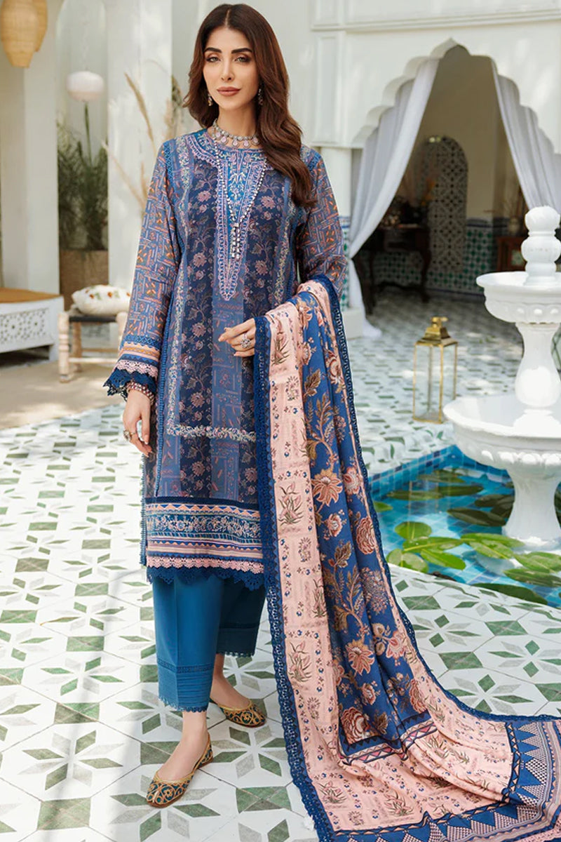 Noor By Sadia Asad EMBPRNTSHWL - D2-B EVELYN