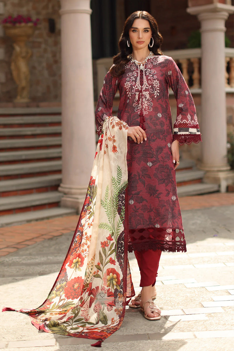 Nureh Signature Print Zari Lawn'26 - SP-208