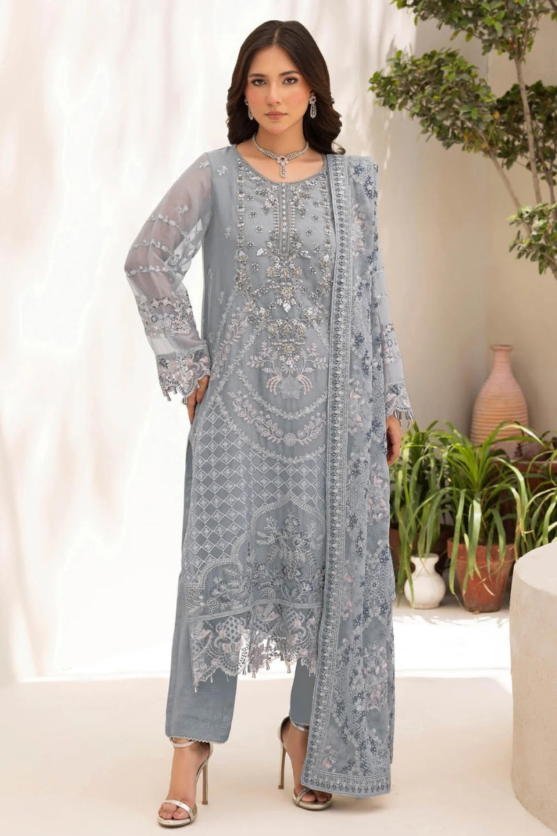 Dastan by Ramsha Formal'26 - T-505 Grey