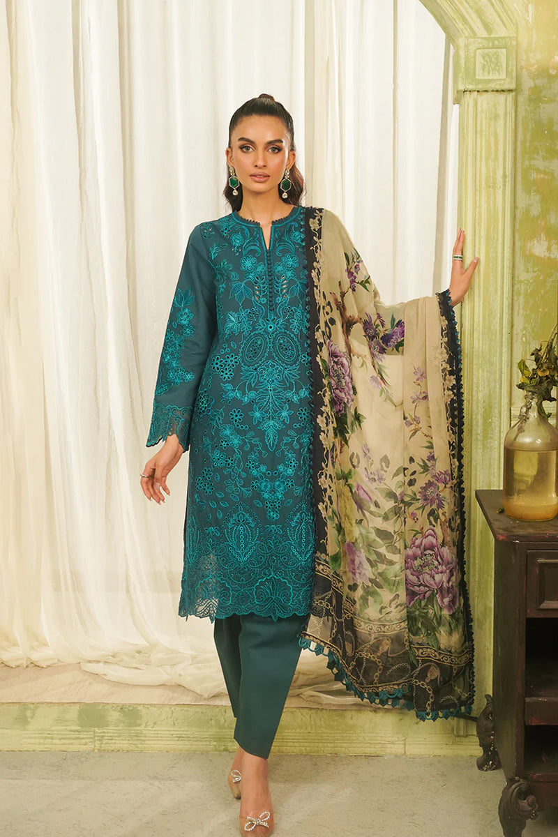 Zarqash Tresor Embroidered Lawn - 0011 DINA