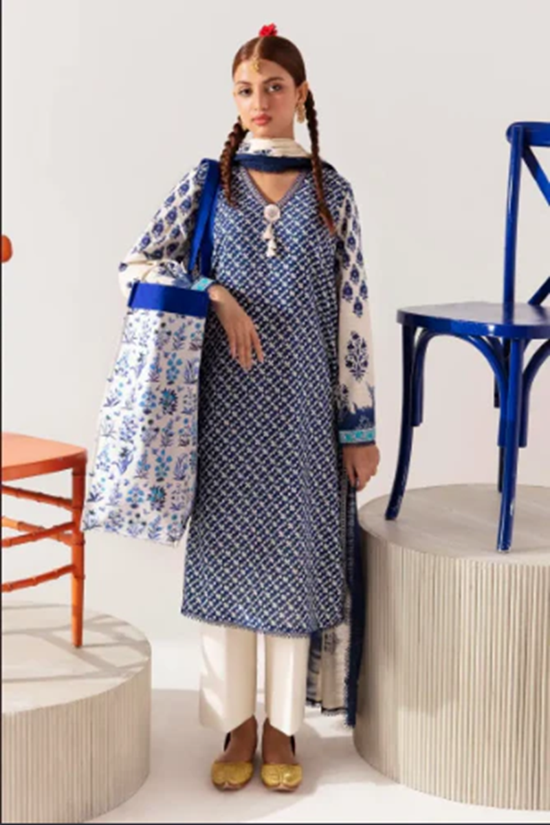 Sana Safinaz Mahay Winter Collection' 23 | H232-004B-BQ