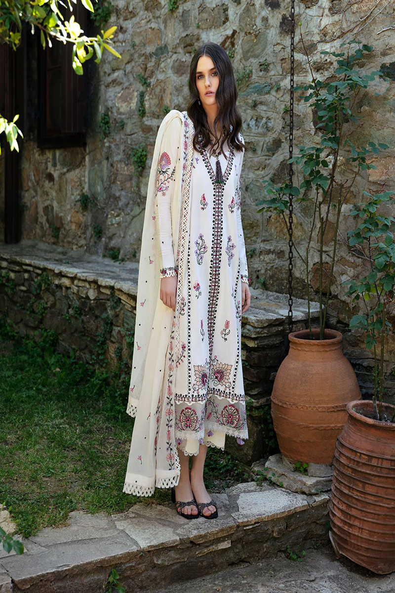 Aylin By Republic WomensWear Embroidered Lawn Unstitched 3Pc Suit D1-B