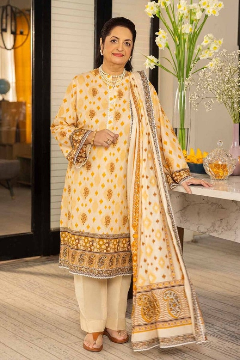 GulAhmad Printed Lawn Suit CL-42080 B