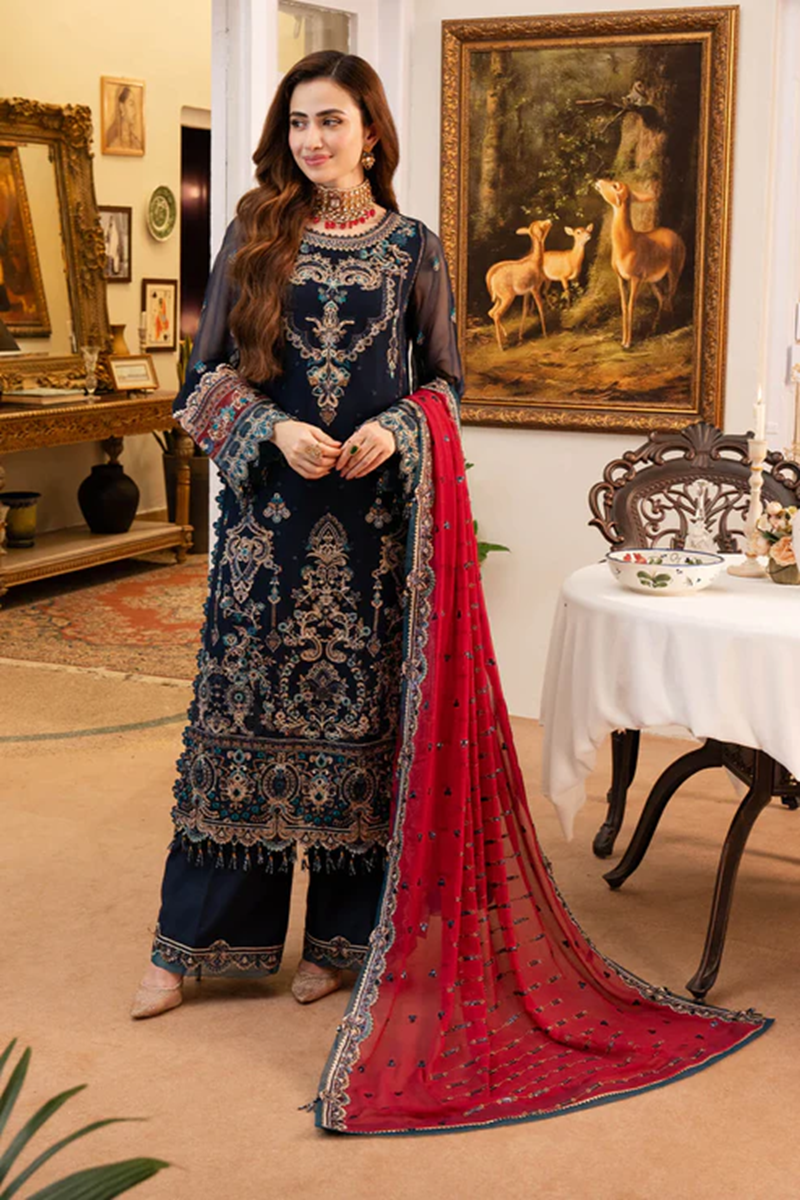 Imrozia  Noor Jahan  luxury  Chiffon I-201 Husn