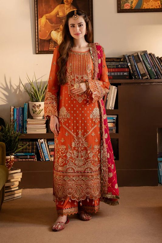 Imrozia  Noor Jahan  luxury  Chiffon I-203 Gul