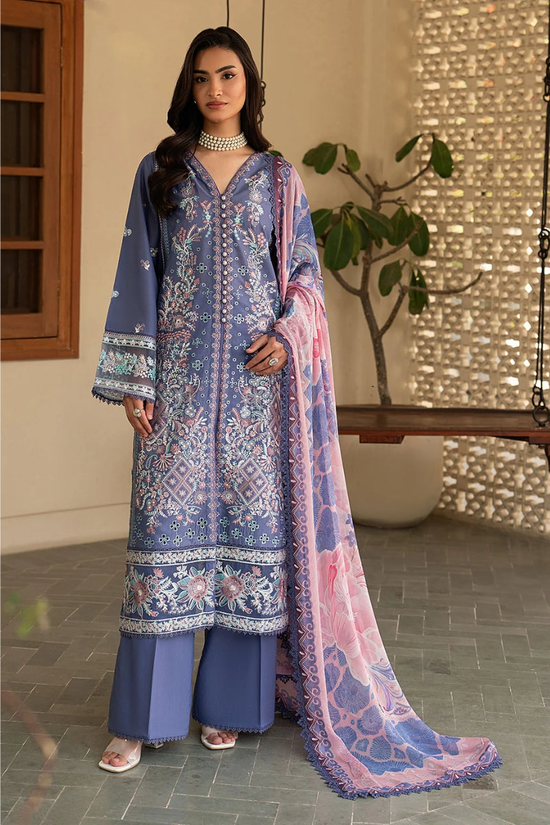 Ghazal By Ramsha Luxury Lawn'26 - G-707