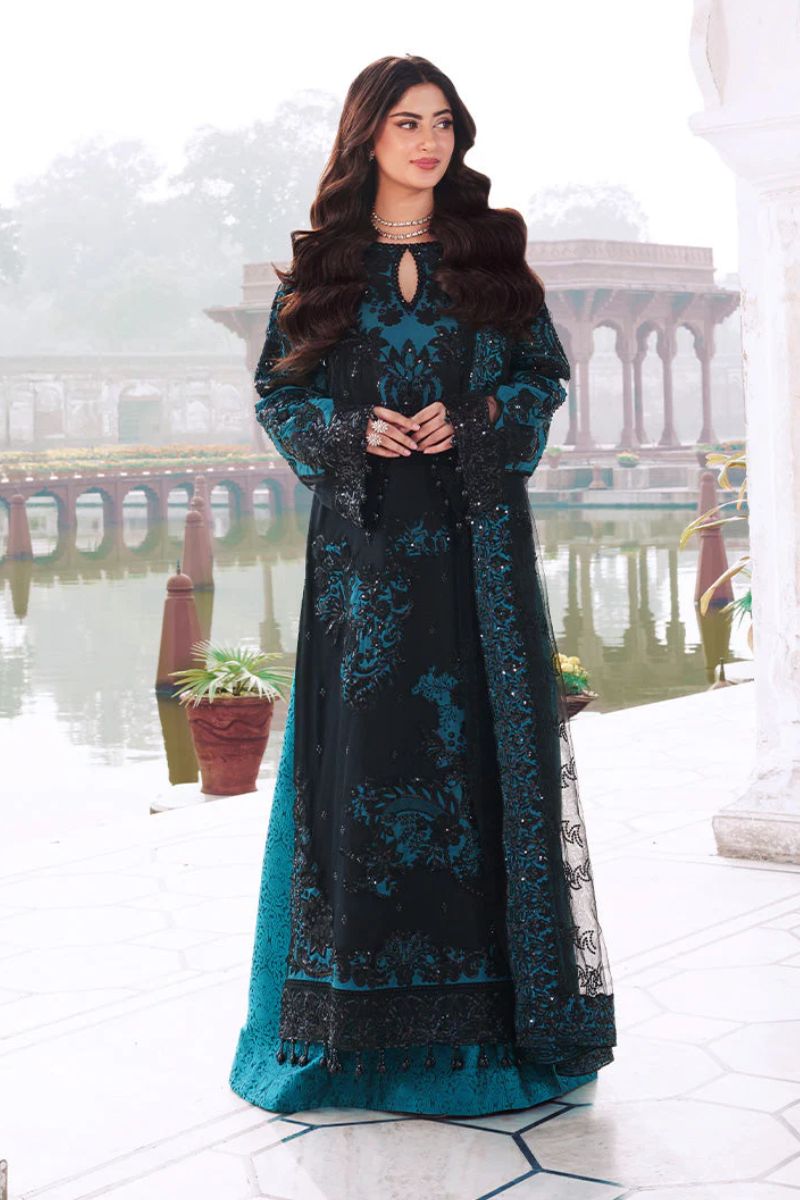 Imrozia Serene Sajal Emb Net - I-256 Shabnum