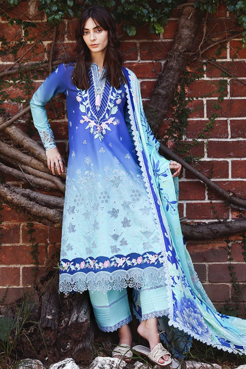 Mushq Solace Ombre Chikankari'26 - Moonlit Ease