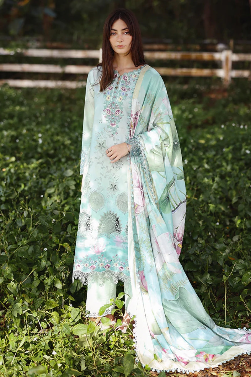Mushq Solace Ombre Chikankari'26 - Tranquil Muse