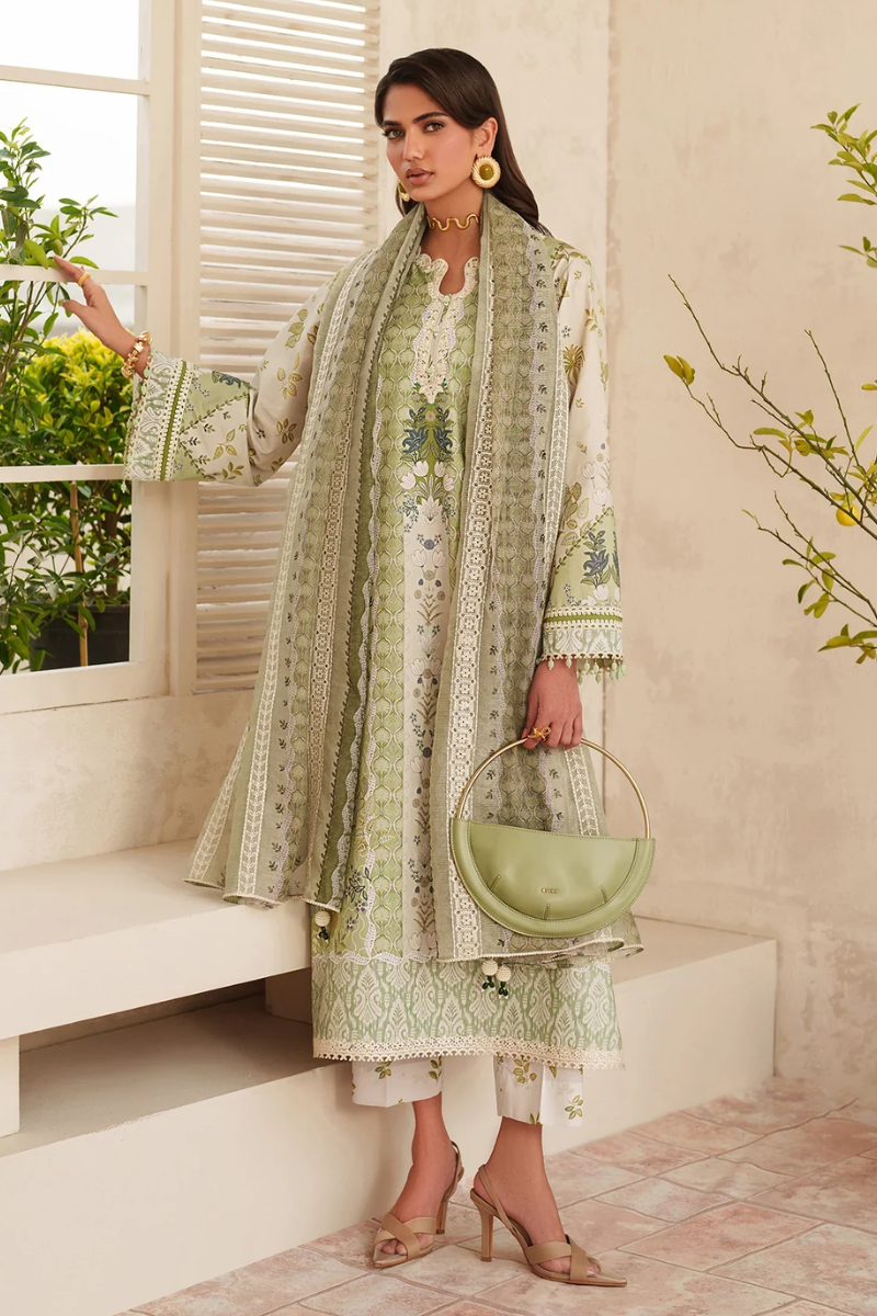 Baroque Embroidered Lawn'26 - UF-4406