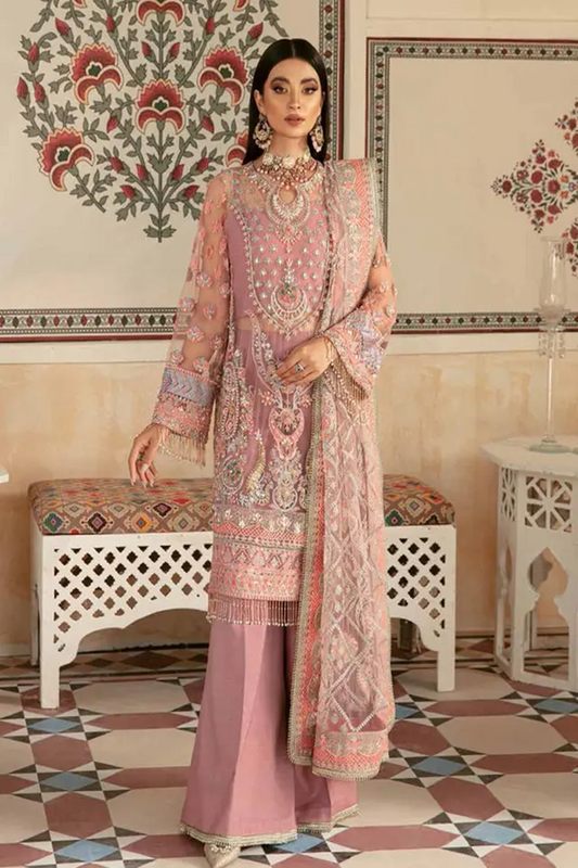 MARYUM HUSSAIN MARWA- EMBROIDERED NET -DASTOOR